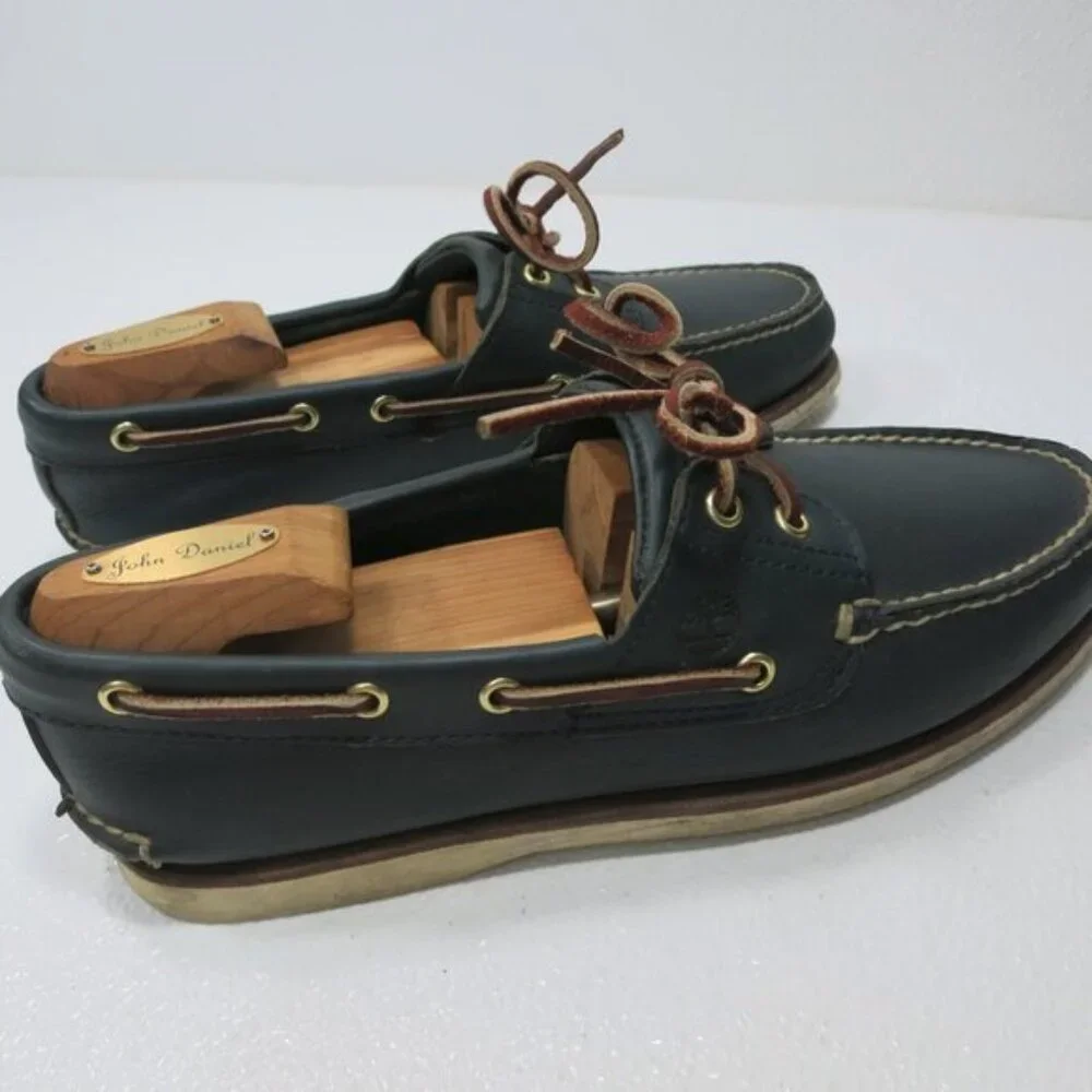 Timberland Genuine Leather Boat Shoes Mens Footwear Zapato Kutsu Footwear Sz 9.5
